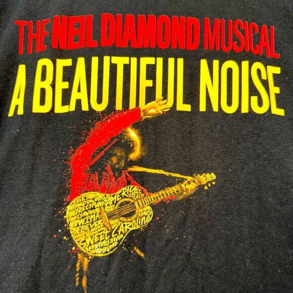 EUC Official T-shirt ‘The Neil Diamond Musical A Beautiful Noise’ Broadway 2X - Picture 1 of 4